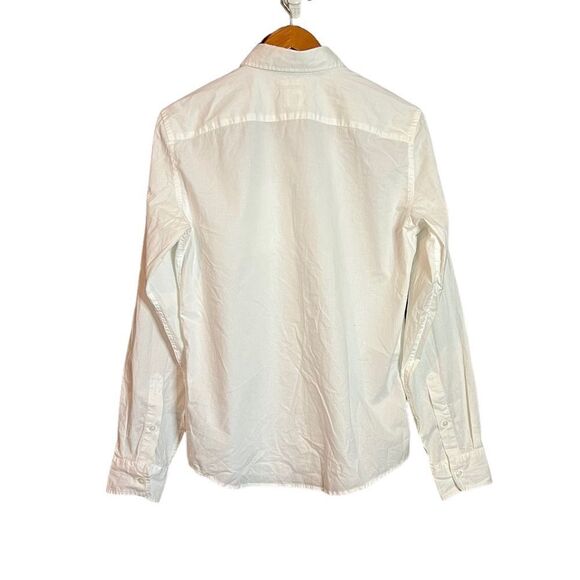 NWT! Gap untucked optic white button down shirt - Picture 8 of 9